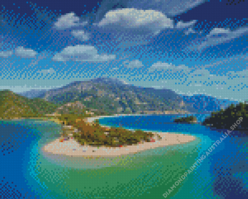 Dalaman Strand Oludeniz Diamond Painting