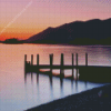 Derwent Water Piers Sunset Lake Diamond Painting