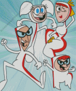 Dexters Laboratory Characters Diamond Painting