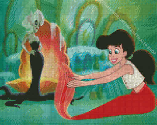 Disney Melody Mermaid Diamond Painting