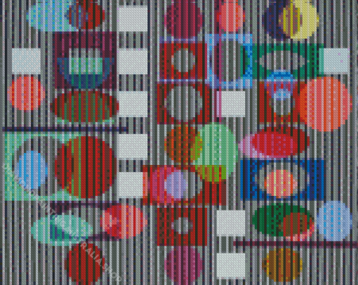 Double Metamorphosis Yaacov Agam Diamond Painting