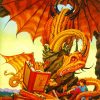 Dragon Book Diamond Painting