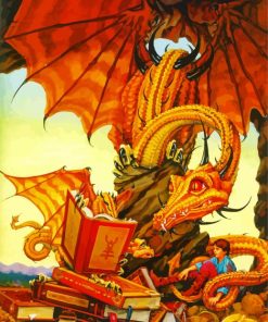 Dragon Book Diamond Painting