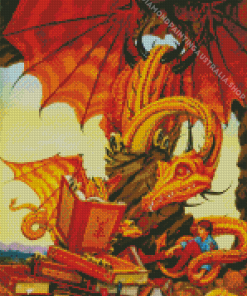 Dragon Book Diamond Painting