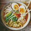 Easy Laksa With Shredded Chicken Diamond Painting