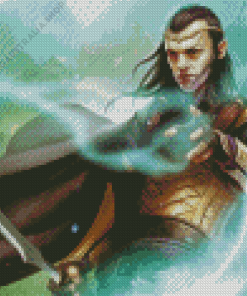 Elrond Lord of The Rings Character Diamond Painting