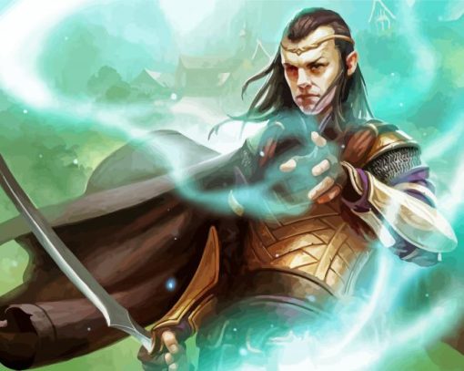 Elrond Lord of The Rings Character Diamond Painting