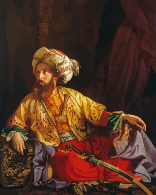 Emir Of Lebanon by Jozsef Borsos Diamond Painting