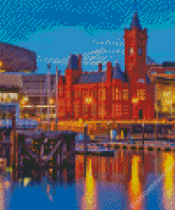 England Cardiff Bay Diamond Painting