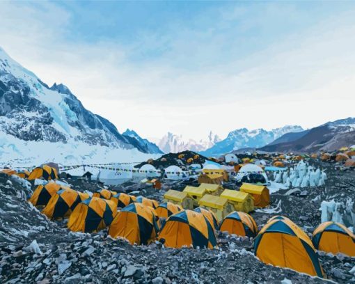 Everest Base Camp Diamond Painting