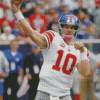 Football Quarterback Eli Manning Diamond Painting