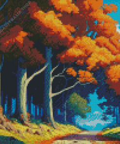 Forest Anime Diamond Painting