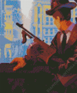 Gangster Man Diamond Painting