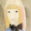 Girl With A Bow by Marie Laurencin Diamond Painting