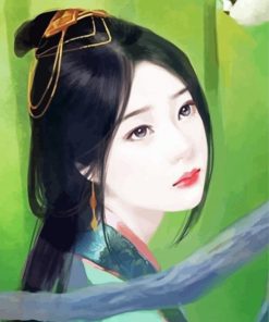 Gorgeous Chinese Woman Diamond Painting