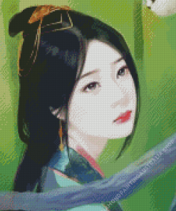 Gorgeous Chinese Woman Diamond Painting