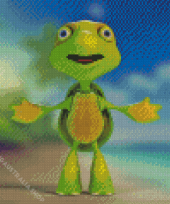 Green Turtle Diamond Painting