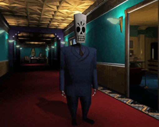 Grim Fandango Video Game Diamond Painting