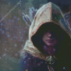 Hooded Archer Boy Diamond Painting