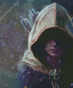 Hooded Archer Boy Diamond Painting