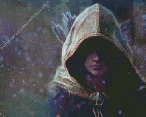 Hooded Archer Boy Diamond Painting