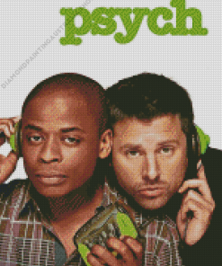 James Roday Psych Serie Diamond Painting