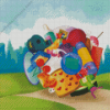 Japanese Video Game Katamari Diamond Painting