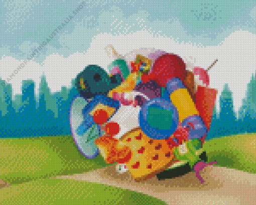 Japanese Video Game Katamari Diamond Painting