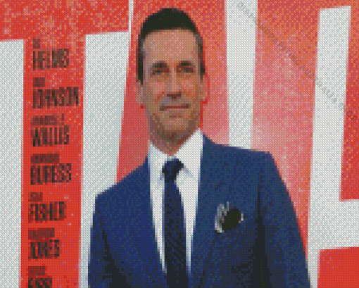 Jon Hamm Diamond Painting