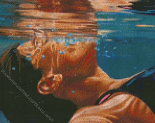 Lady Underwater Diamond Painting