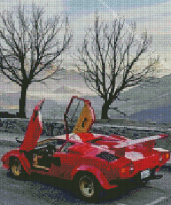 Lamborghini Countach Diamond Painting