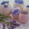 Lavender Bath Bombs Diamond Painting