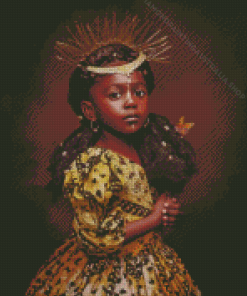 Little Black Princess Diamond Painting