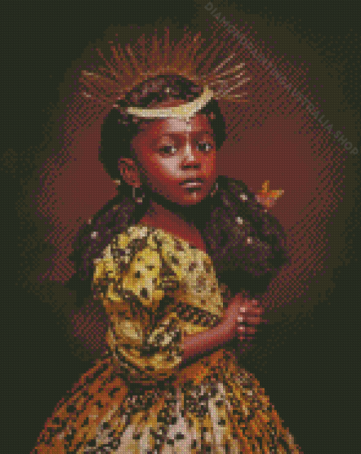 Little Black Princess Diamond Painting