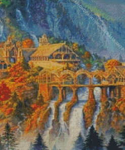 Lord Of The Rings Landscape Diamond Painting