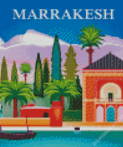 Marrakesh Morocco Poster Diamond Painting