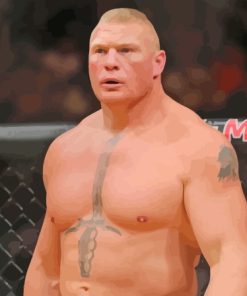 Martial Artist Brock Lesnar Diamond Painting