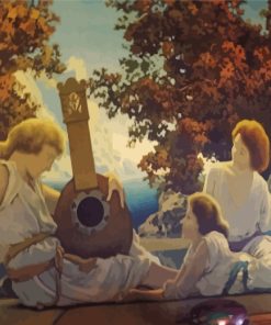 Maxfield Parrish The Lute Players Diamond Painting