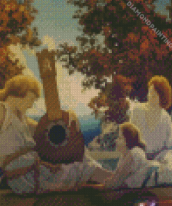 Maxfield Parrish The Lute Players Diamond Painting