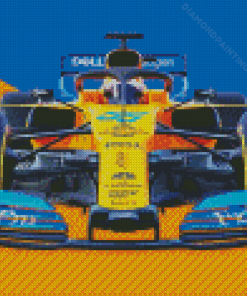 Mclaren Formula 1 Car Diamond Painting