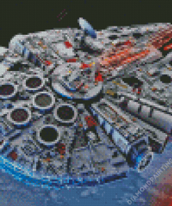 Millennium Falcon Spaceship Diamond Painting