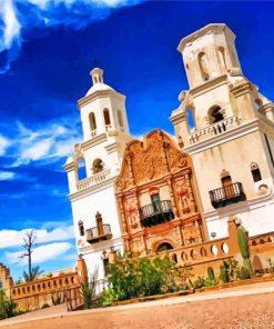 Mission San Xavier del Bac Diamond Painting