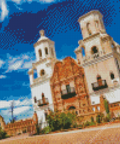 Mission San Xavier del Bac Diamond Painting