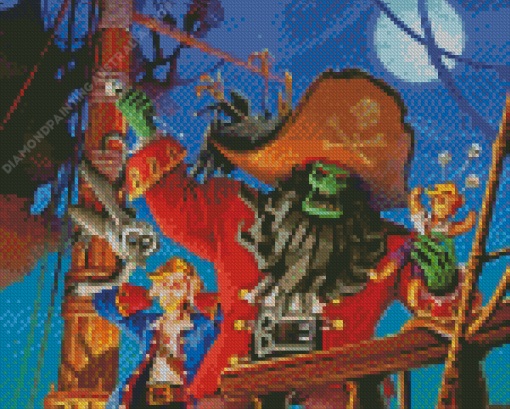 Monkey Island Game Diamond Painting