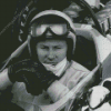 Monochrome Bruce McLaren Diamond Painting