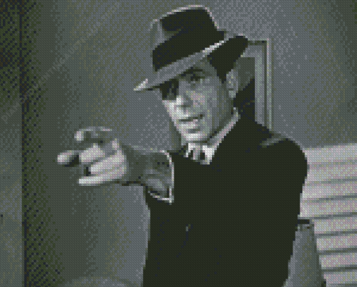 Monochrome Philip Marlowe Diamond Painting