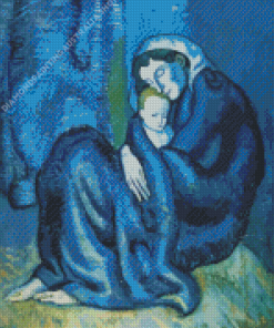 Mother And Child Picasso Diamond Painting