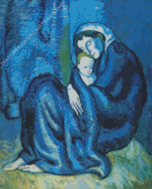 Mother And Child Picasso Diamond Painting