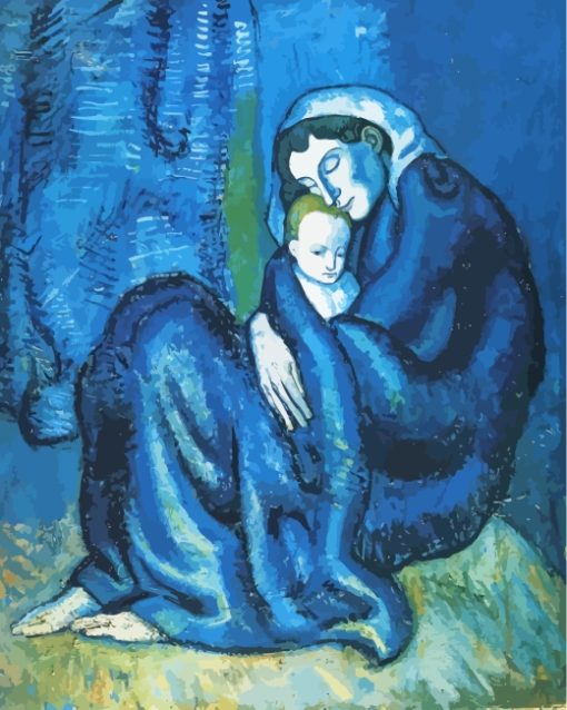 Mother And Child Picasso Diamond Painting