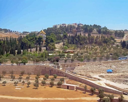 Mount Of Olives Diamond Painting